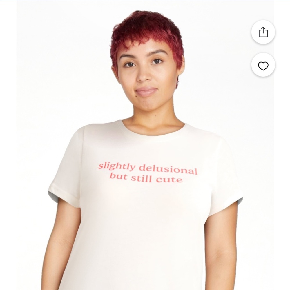 White Graphic Tee